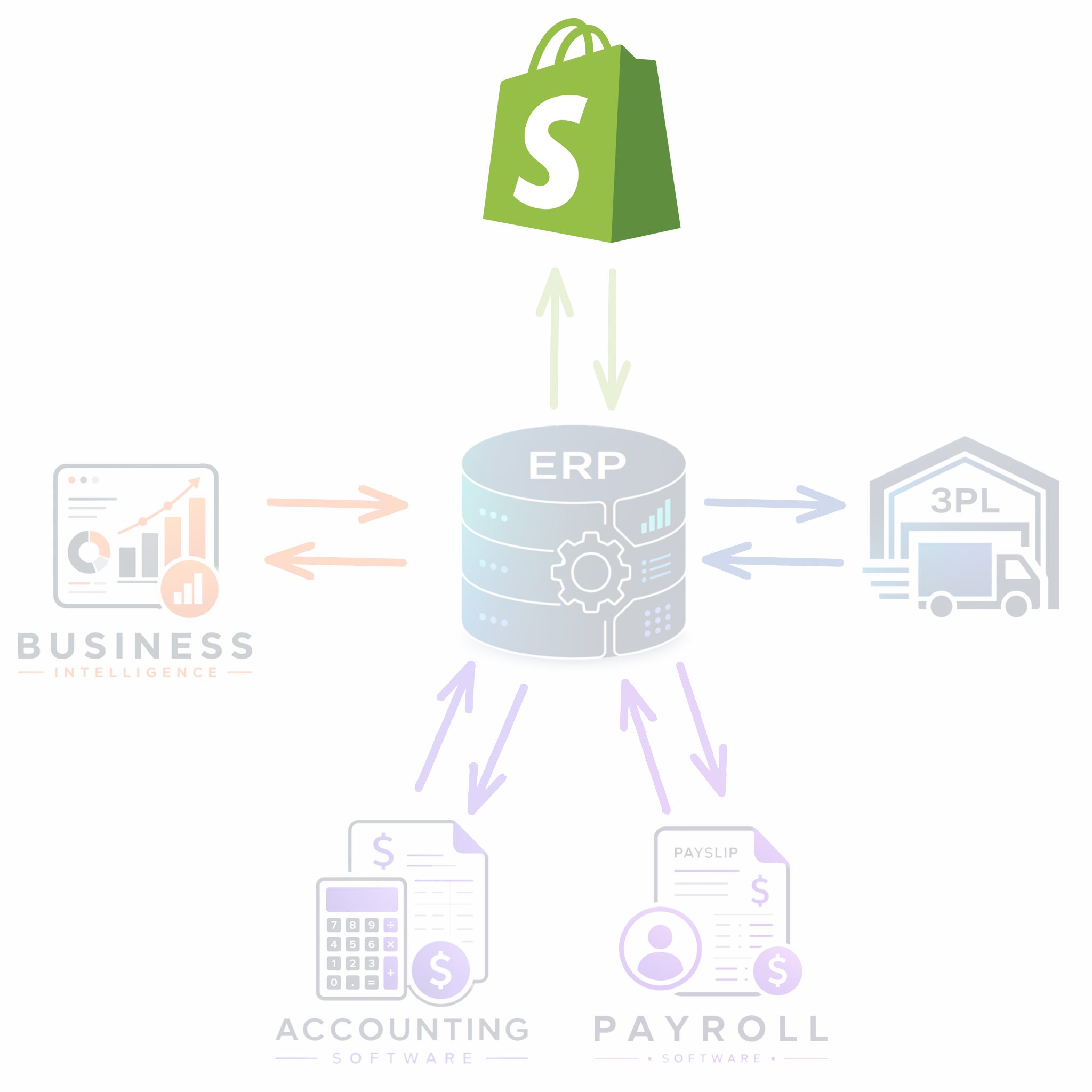 Shopify orders entering ERP workflow